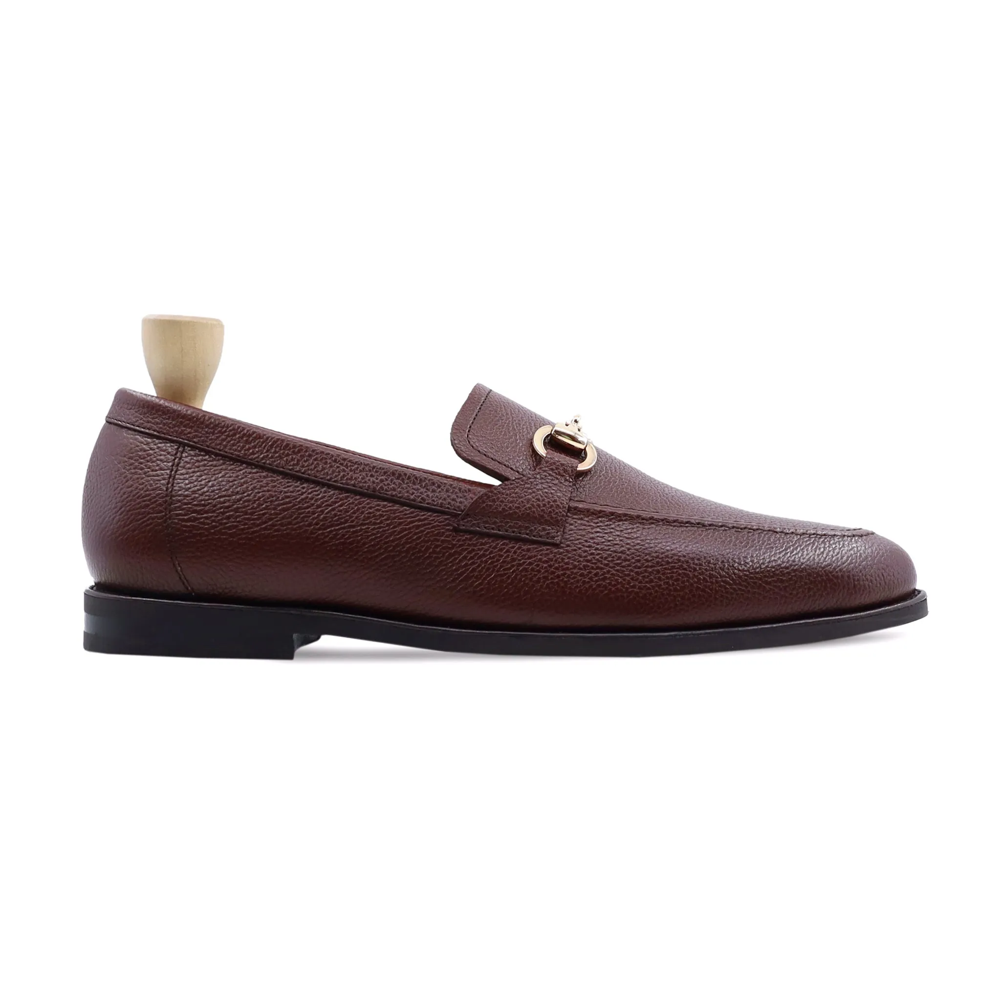 ABADA - OXBLOOD PEBBLE GRAIN LOAFER