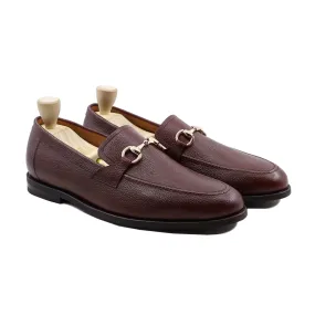 ABADA - OXBLOOD PEBBLE GRAIN LOAFER