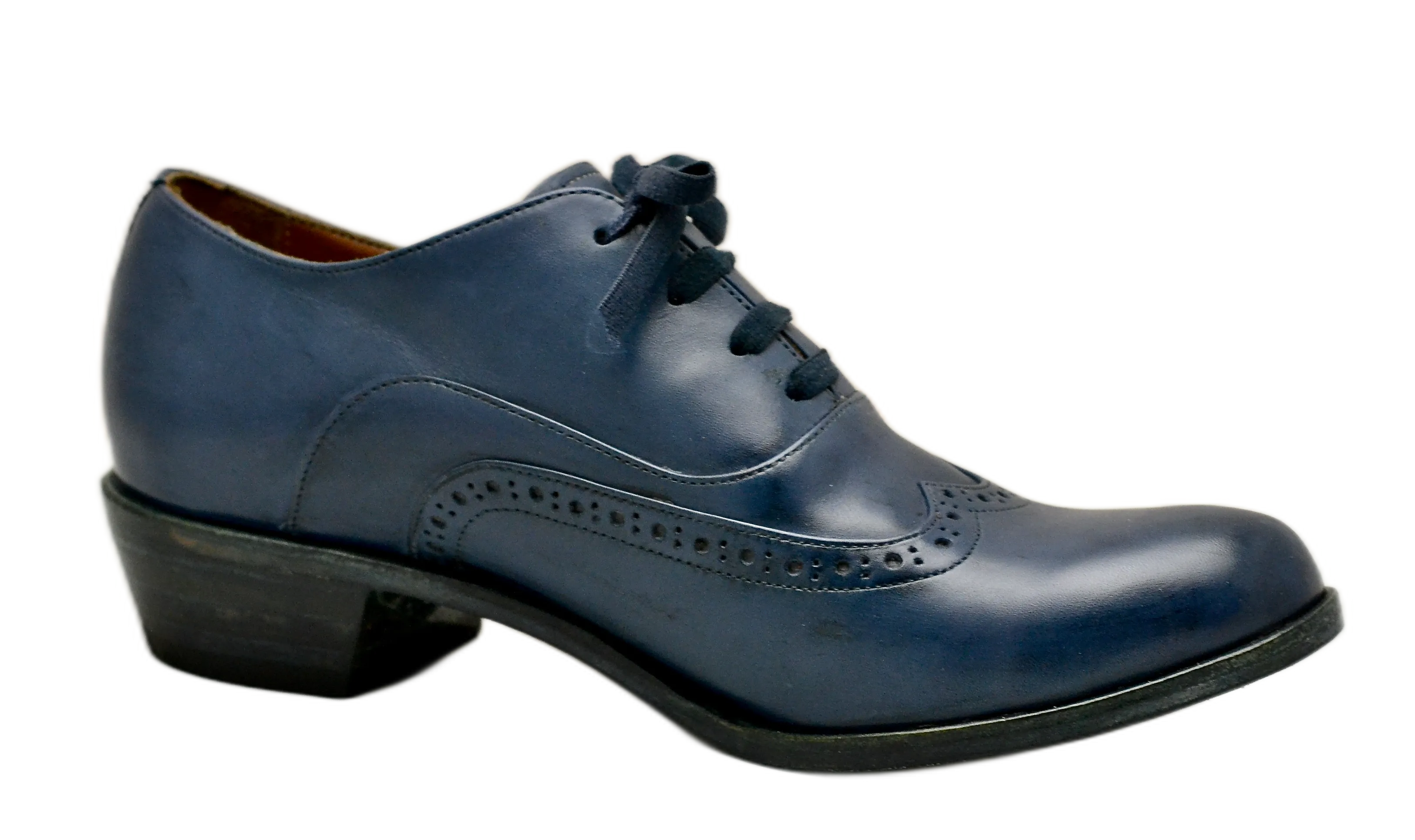 Asym oxford brogue  |  oceano calf