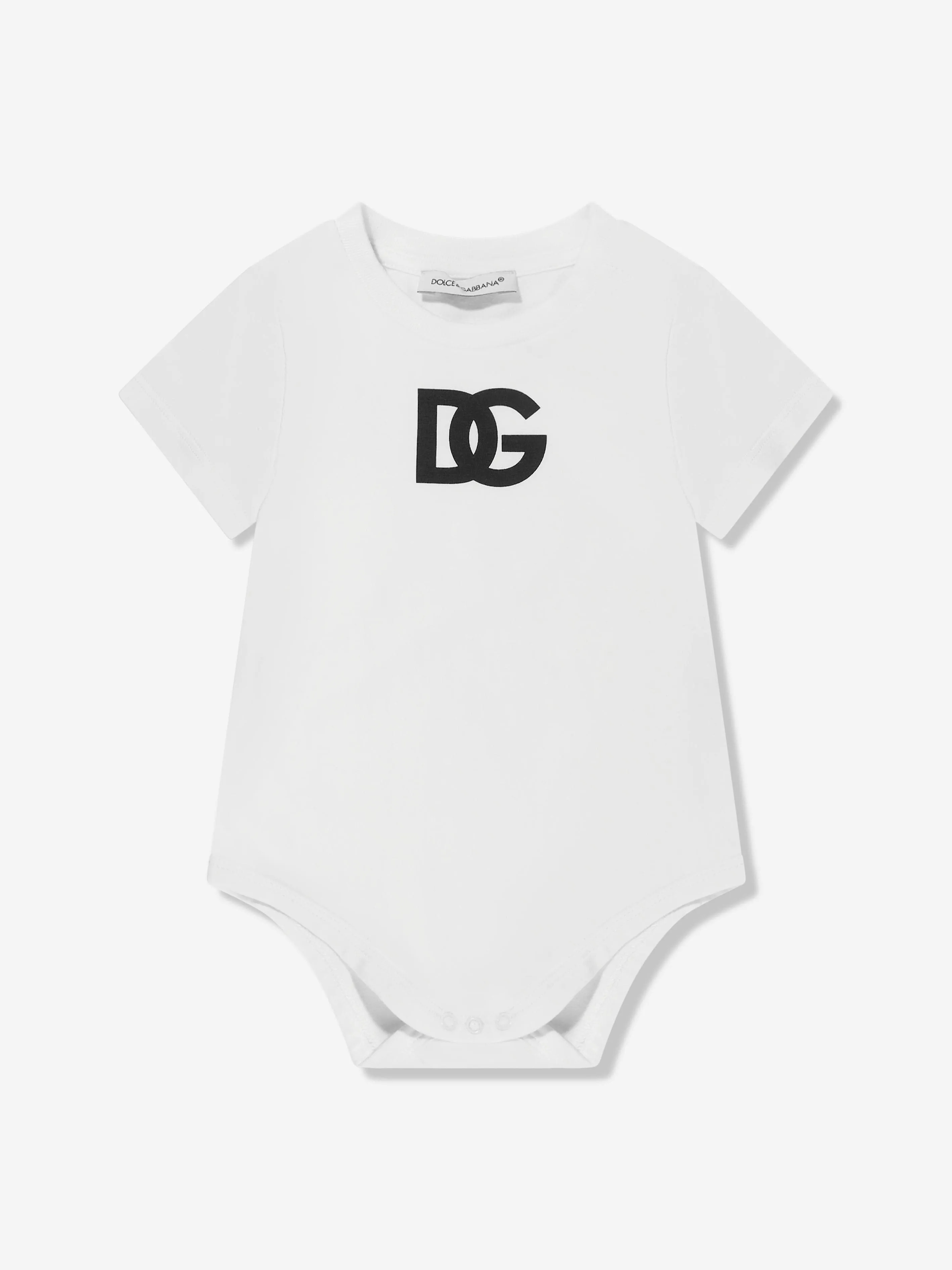 Baby Boys Bodysuits Set in White