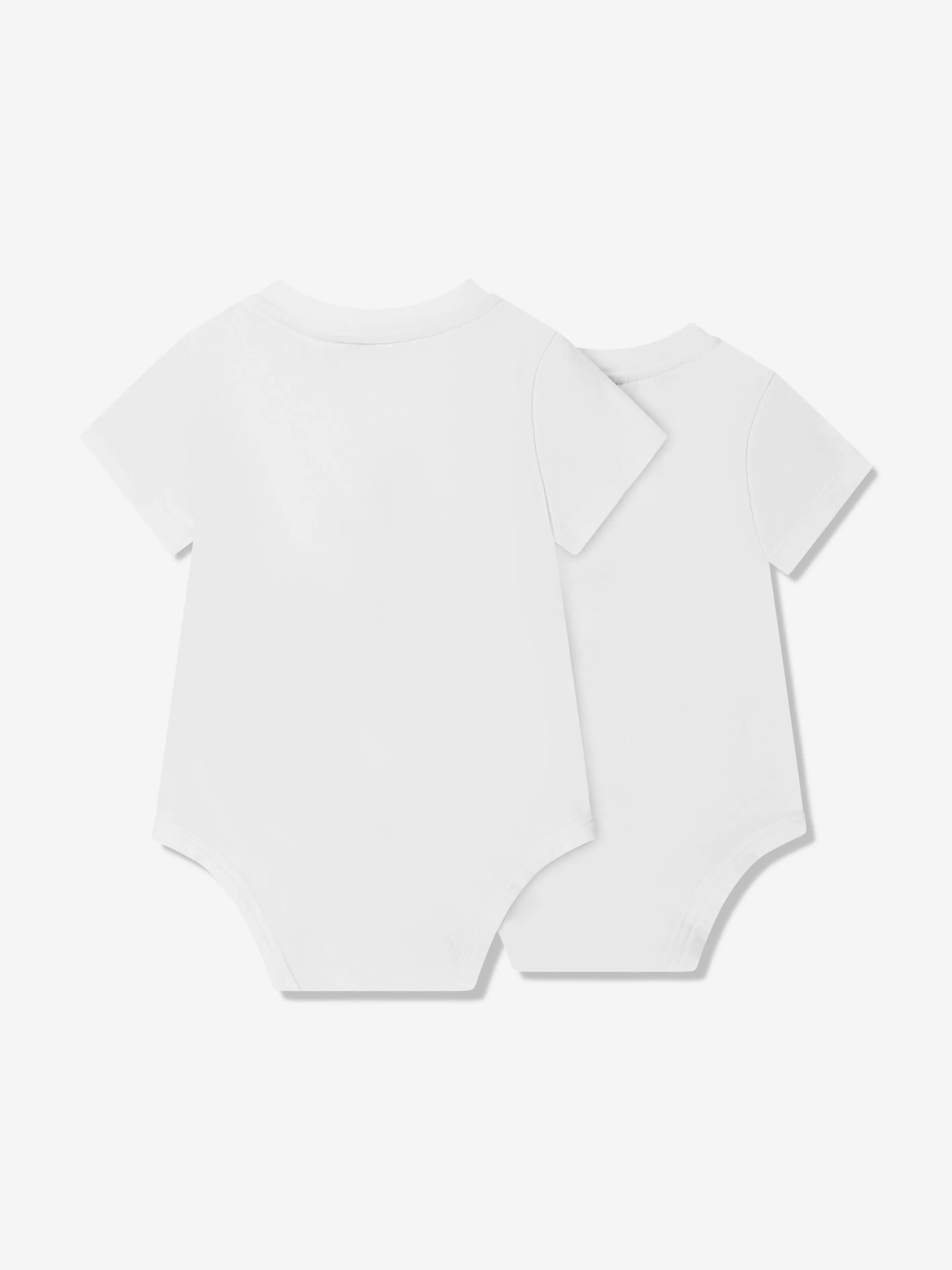 Baby Boys Bodysuits Set in White