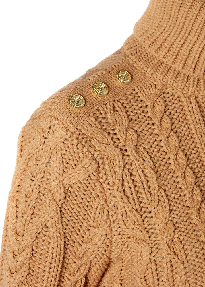 Belgravia Cable Knit - Camel