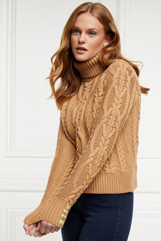 Belgravia Cable Knit - Camel