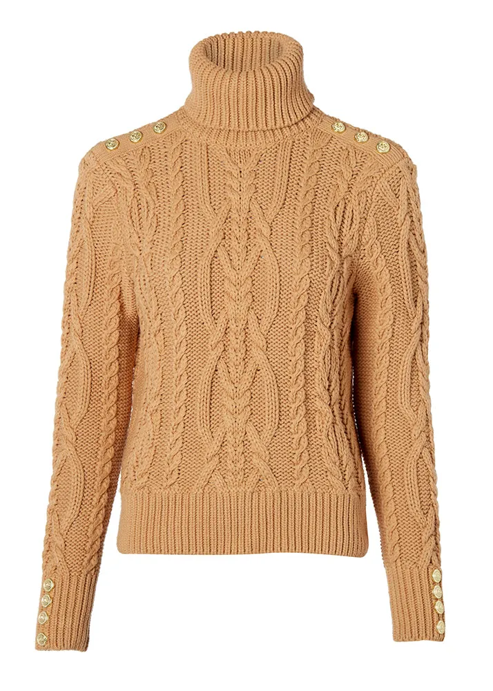 Belgravia Cable Knit - Camel