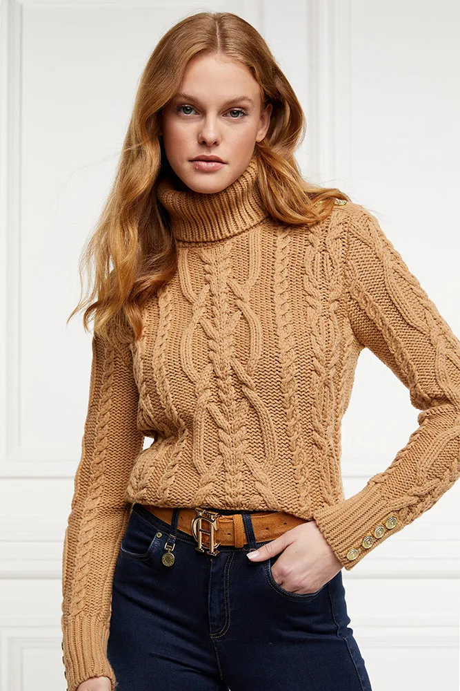 Belgravia Cable Knit - Camel