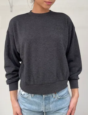 CC Link Vintage Puff Sweatshirt, Black