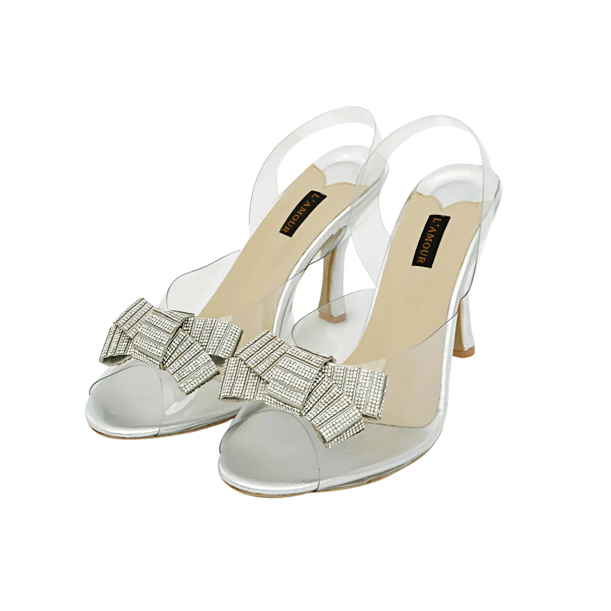 CELIA-HEEL SILVER