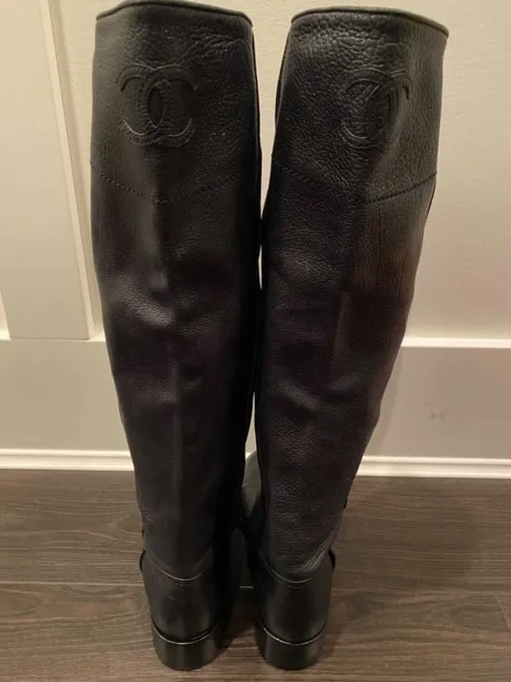 Chanel Ascot boots