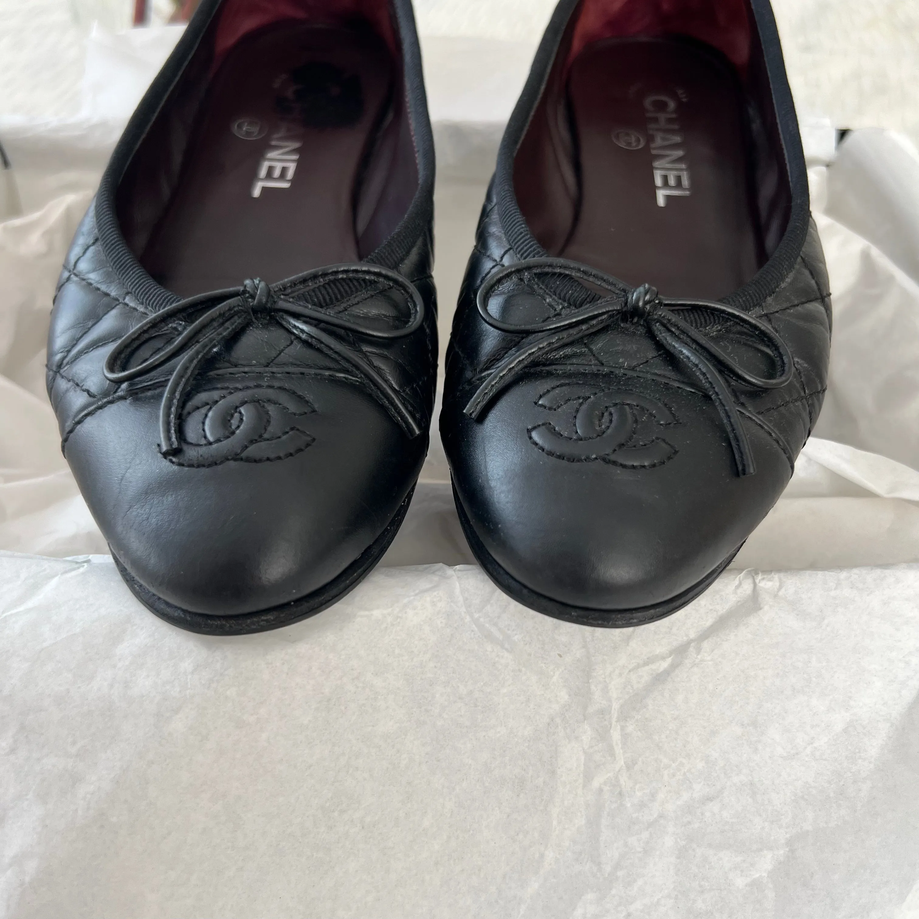 Chanel CC Ballet Flats