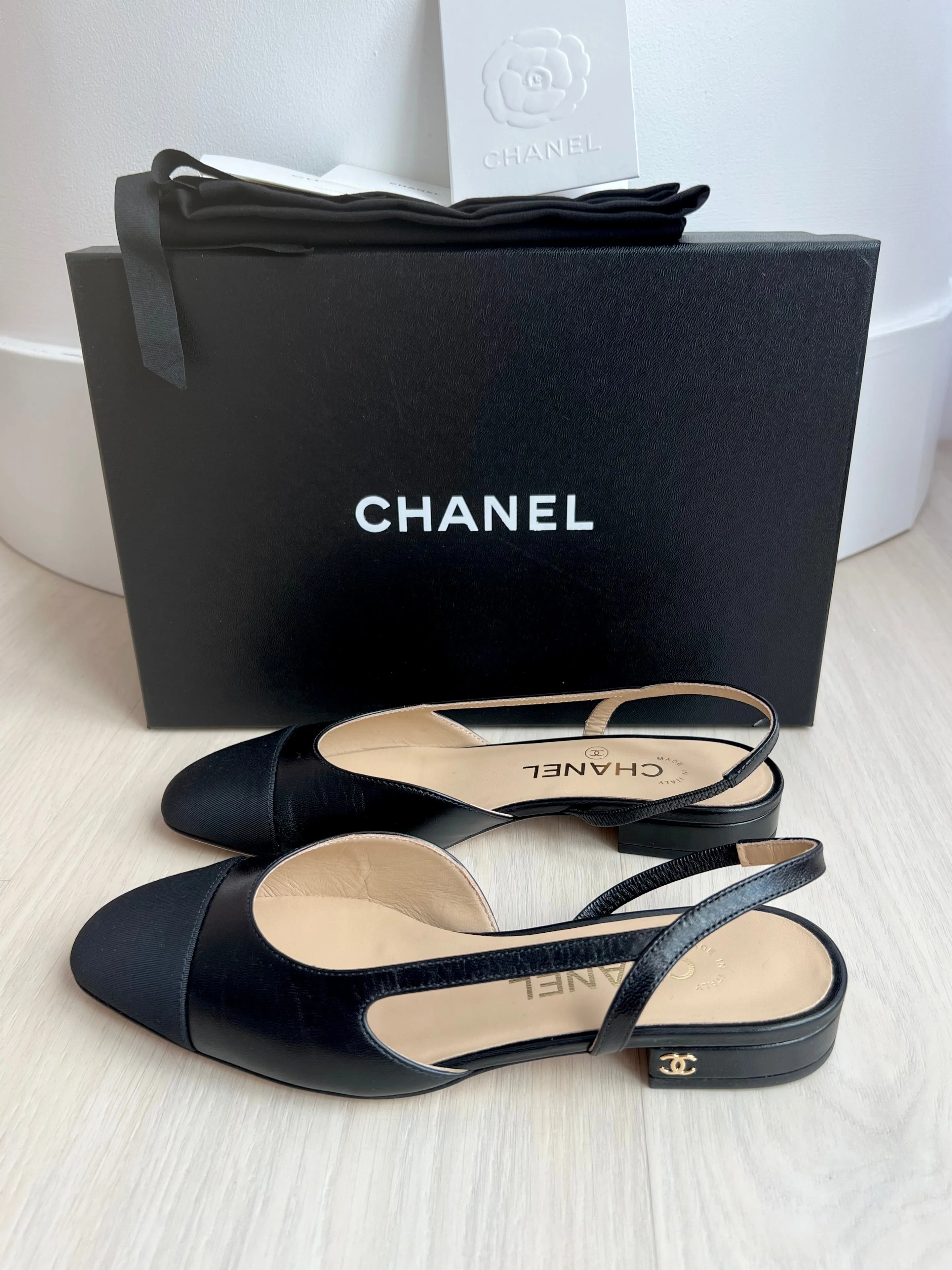 Chanel Slingback Flats