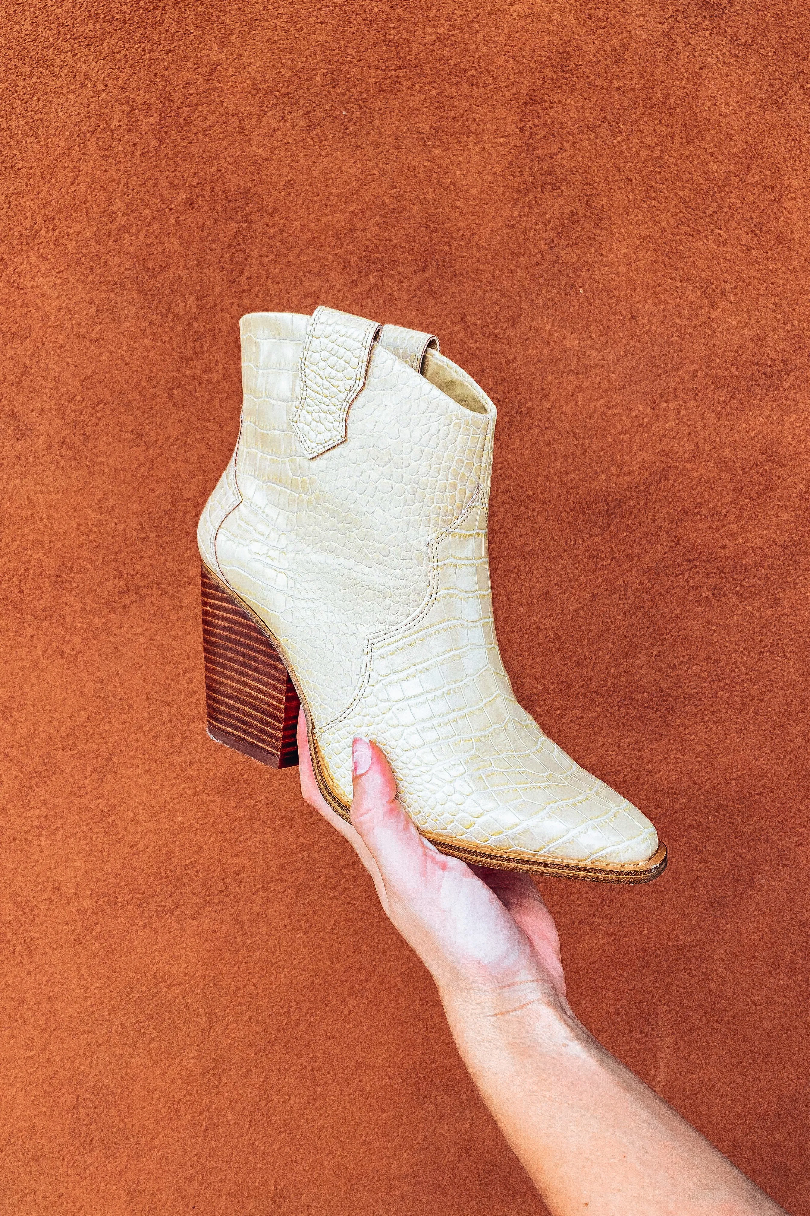 Chinese Laundry Bonnie Congo Croc Bootie | FINAL SALE