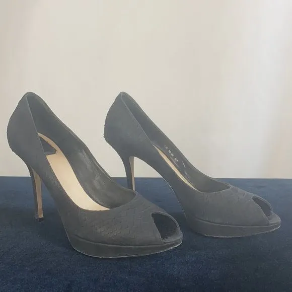 Christian Dior Blk Miss Dior Black Snake Pumps