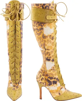 Christian Dior Fall 2000 Runway Logo Embellished Boots