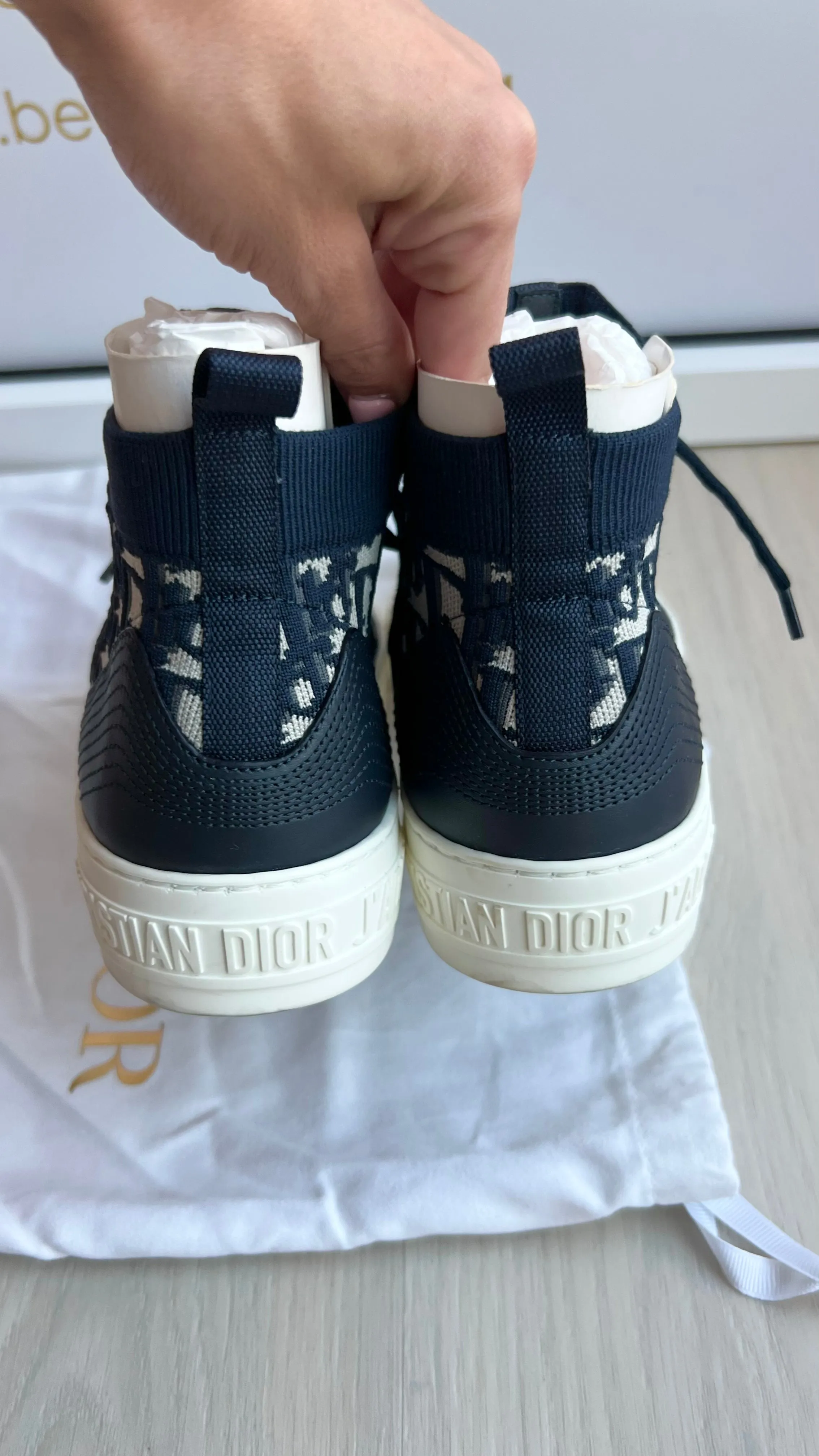 Christian Dior Walk N Dior Hightop Sneakers