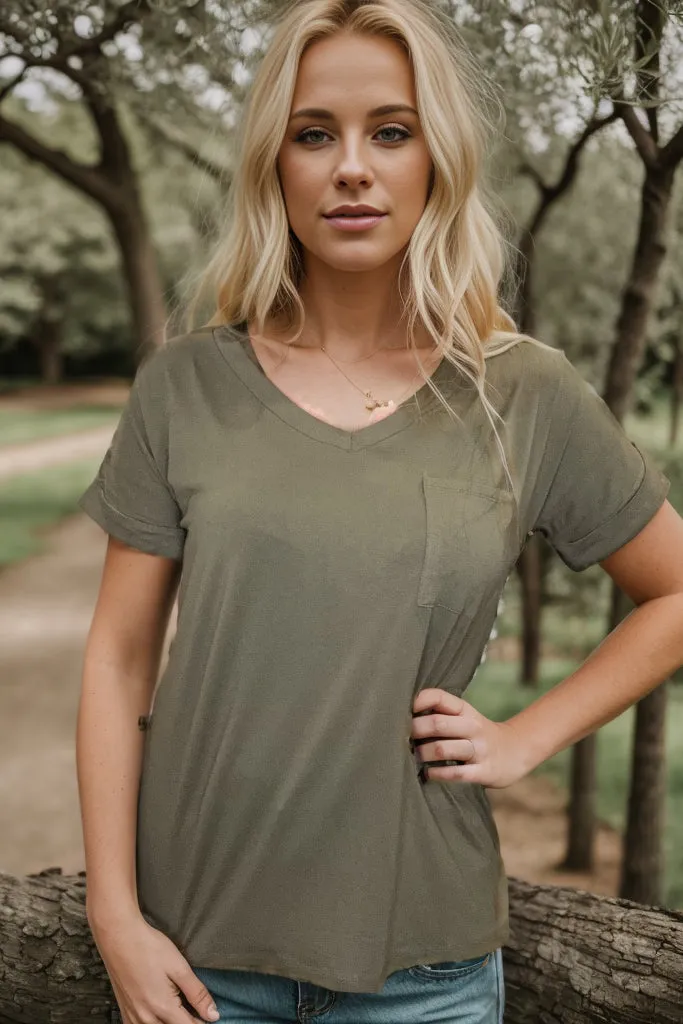 Comfortably Stylish Olive Top