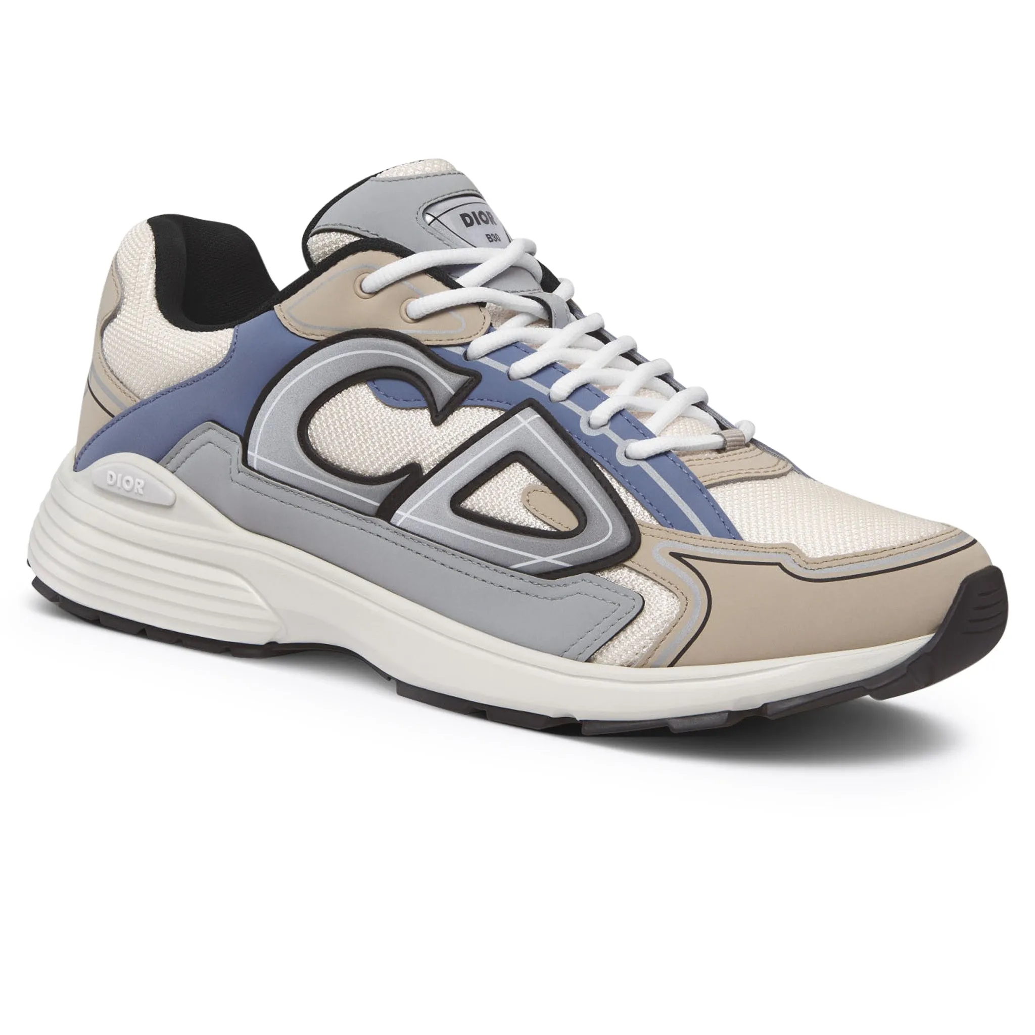 Dior B30 Cream Beige Blue Grey Trainer