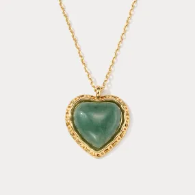 Emerald Heart Necklace