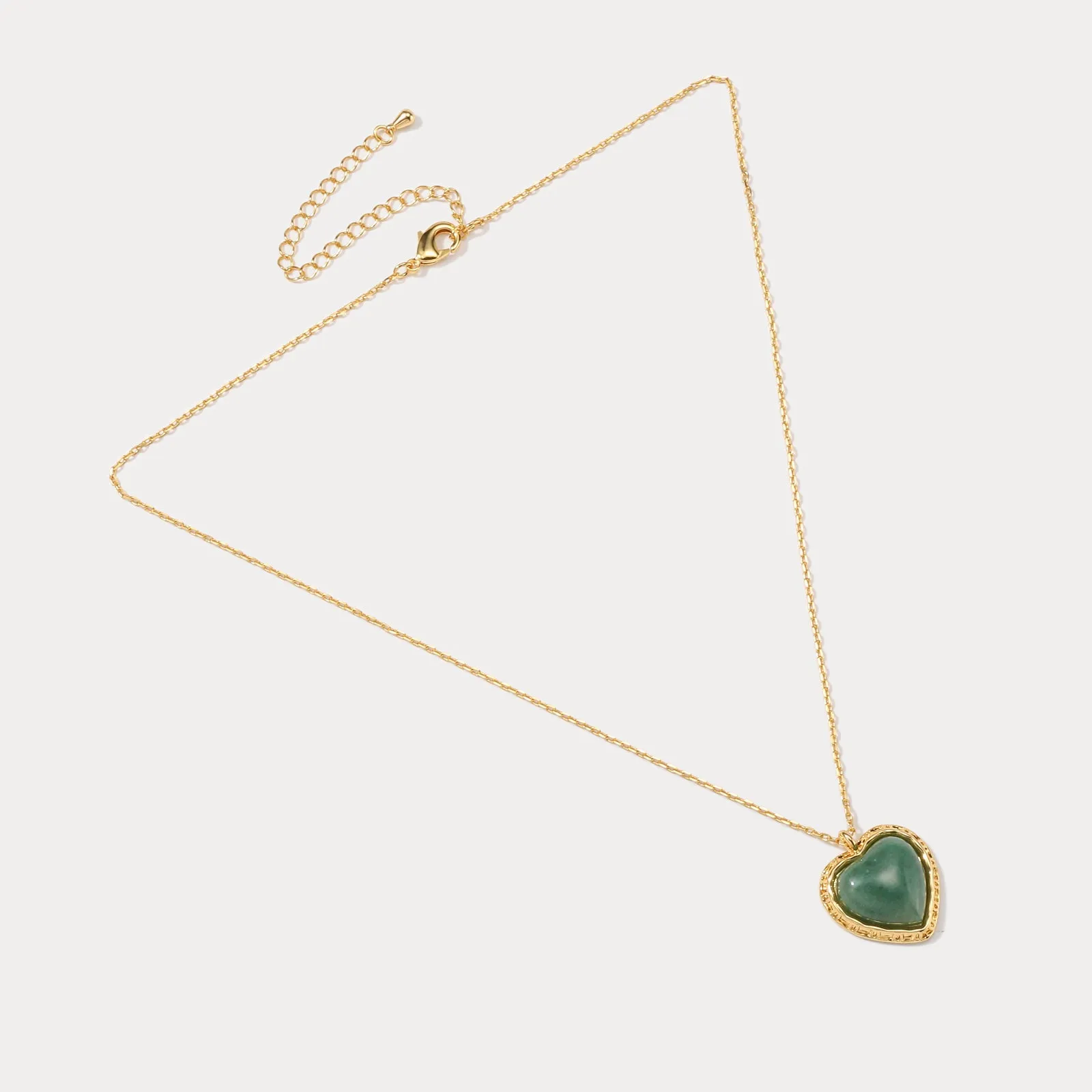 Emerald Heart Necklace