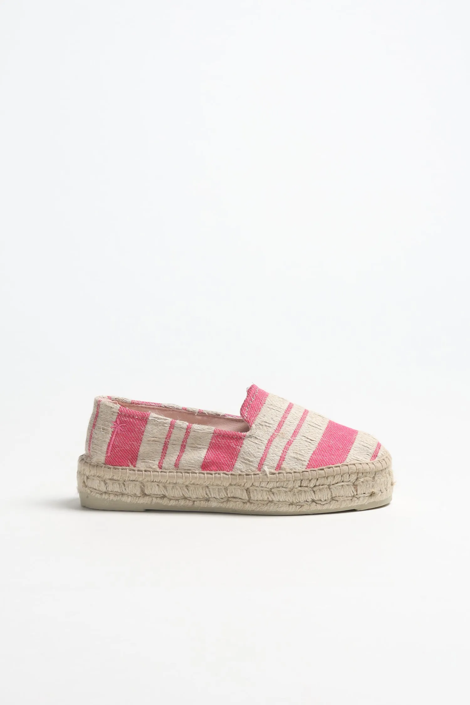 Espadrilles Double in Pink/Natural