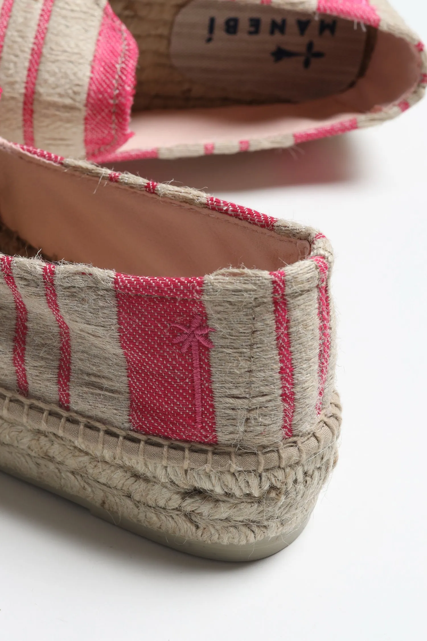 Espadrilles Double in Pink/Natural