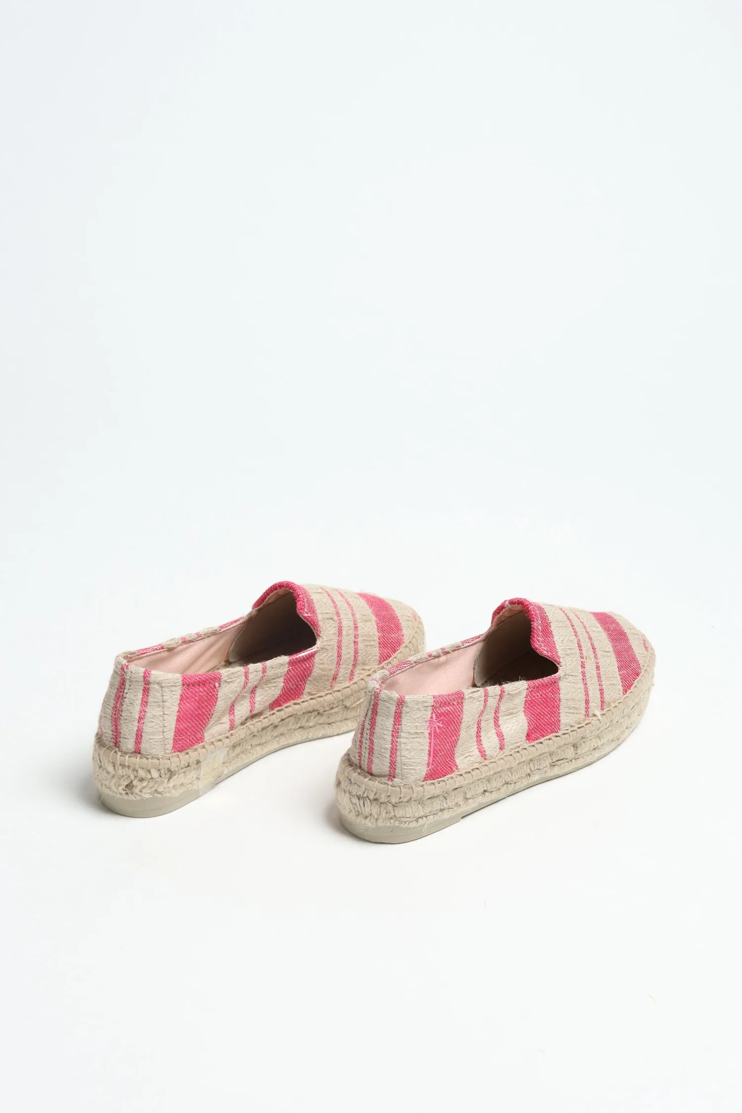 Espadrilles Double in Pink/Natural