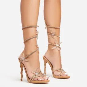 FANTASY - NUDE BUTTERFLY HEELS