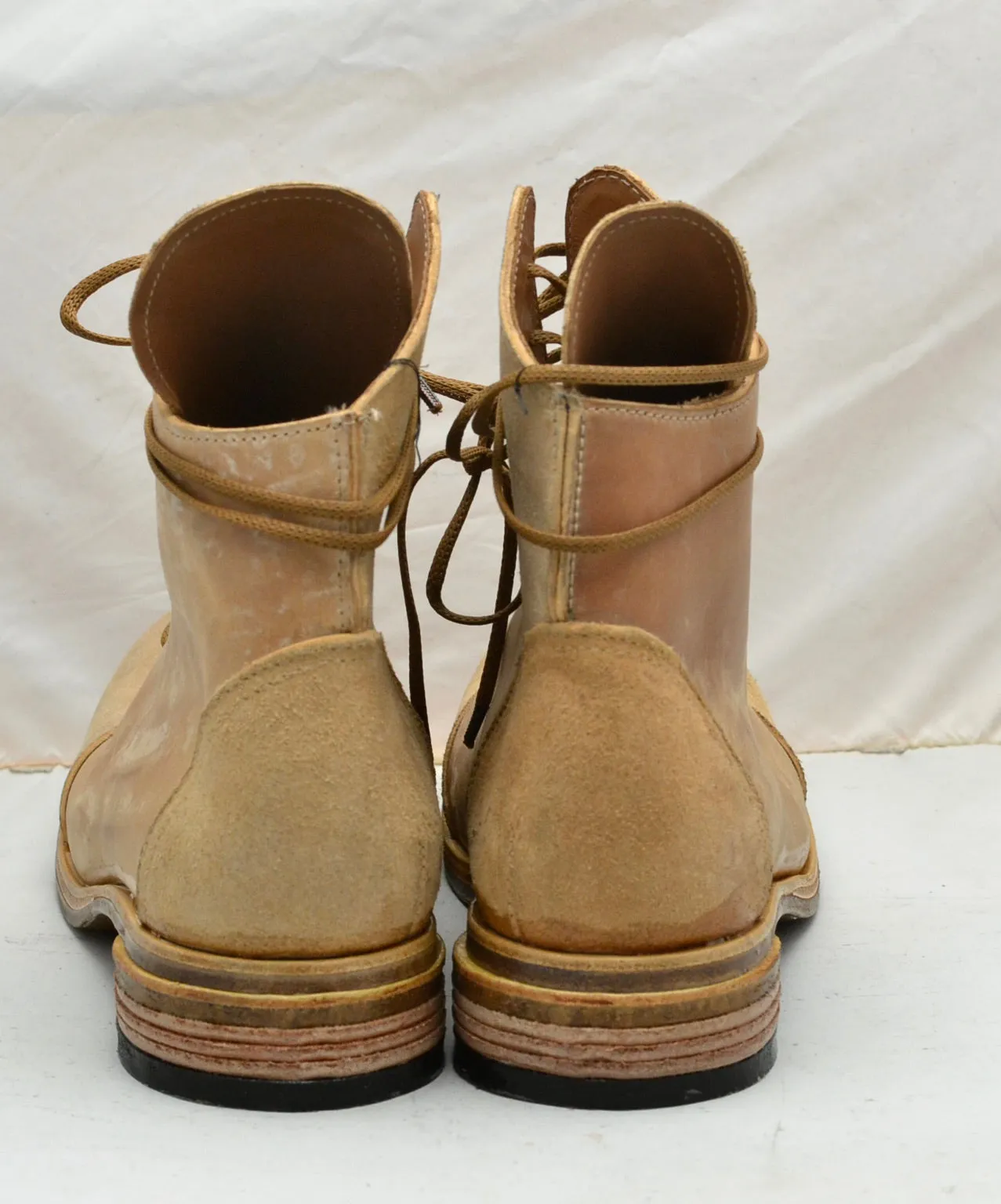 Fogey boot  |  Tan |  reverse cordovan