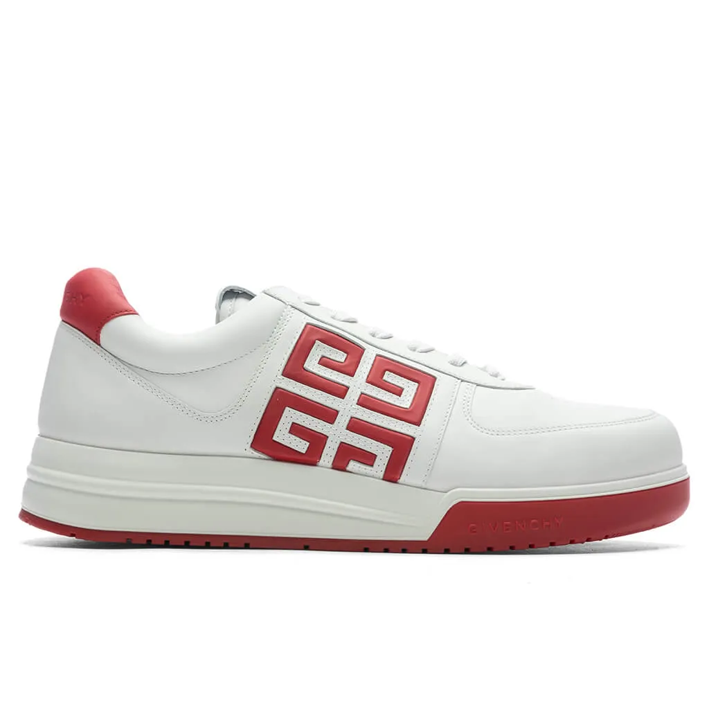 G4 Low Sneakers - White/Red