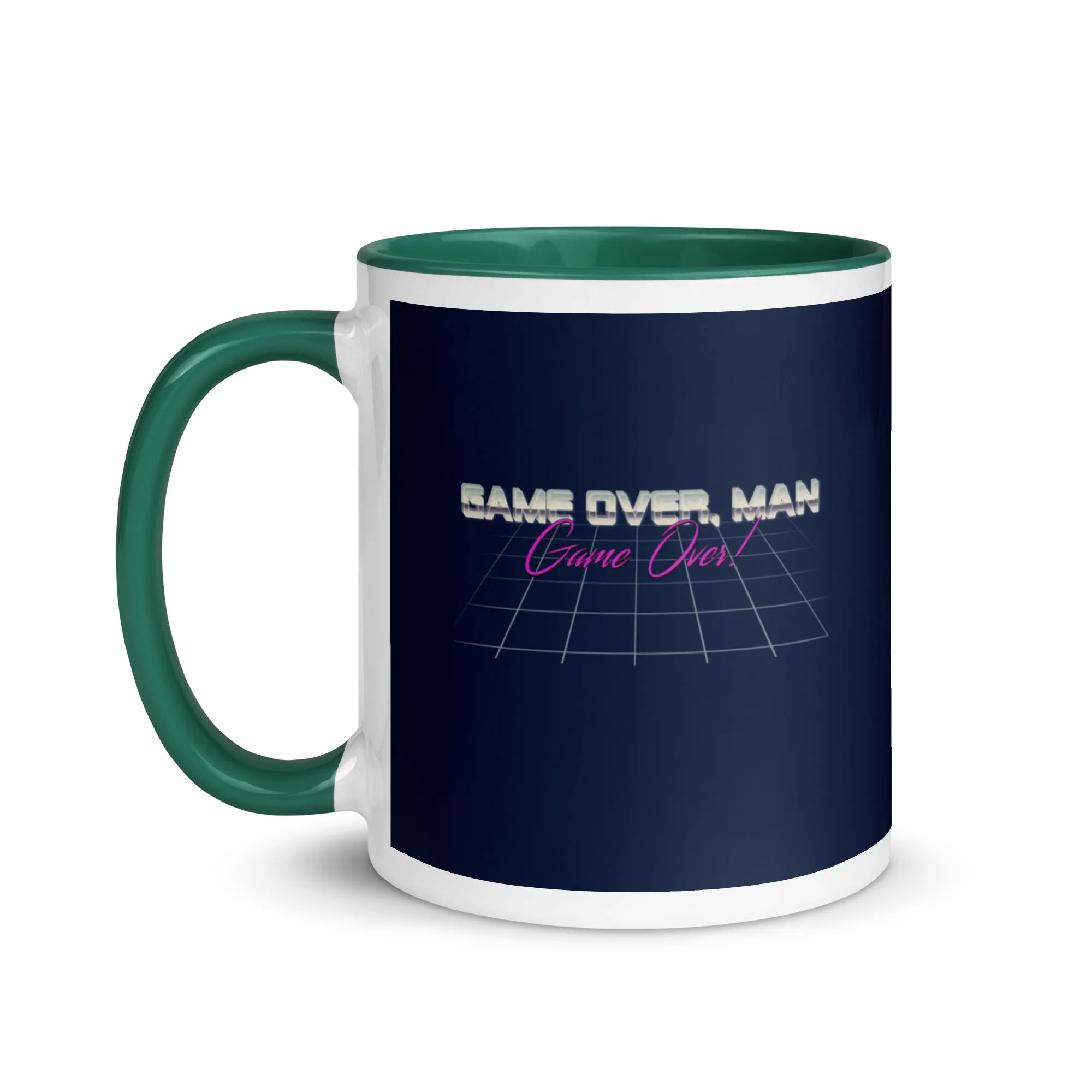 Game Over Man Mug with Color Inside