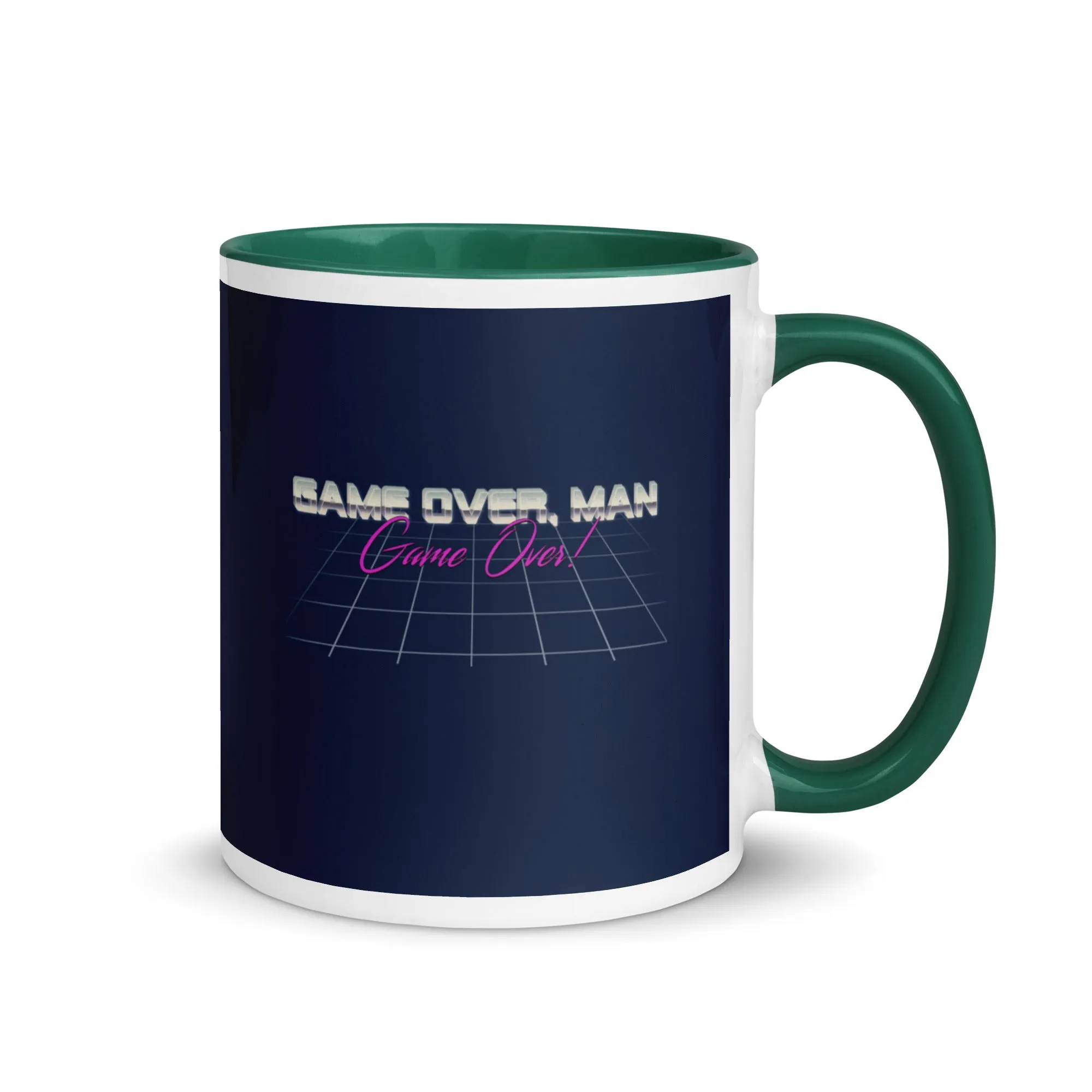 Game Over Man Mug with Color Inside