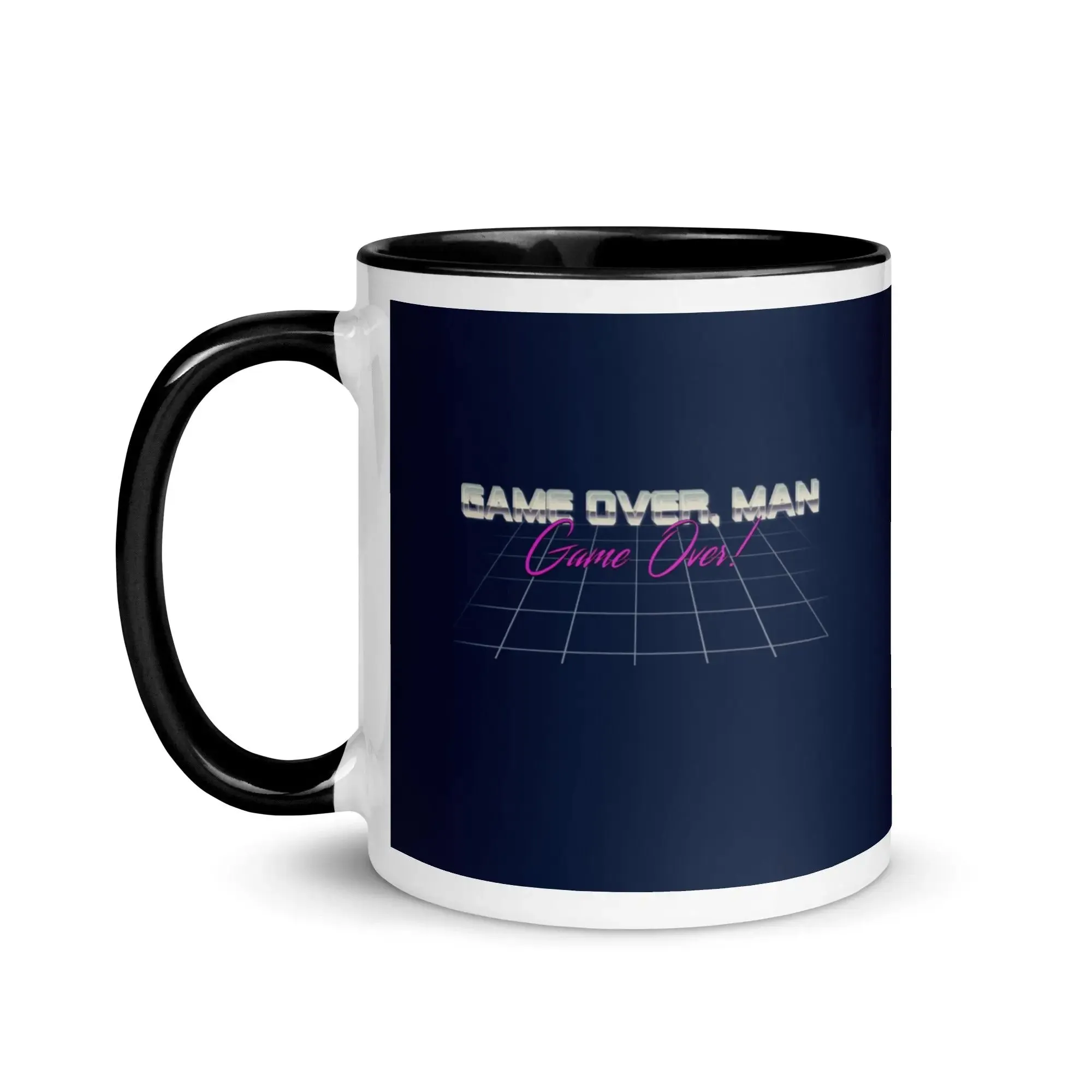 Game Over Man Mug with Color Inside