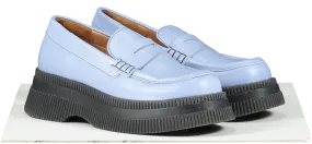 Ganni Blue Brunnera Chunky-sole Loafers UK 5 EU 38 👠