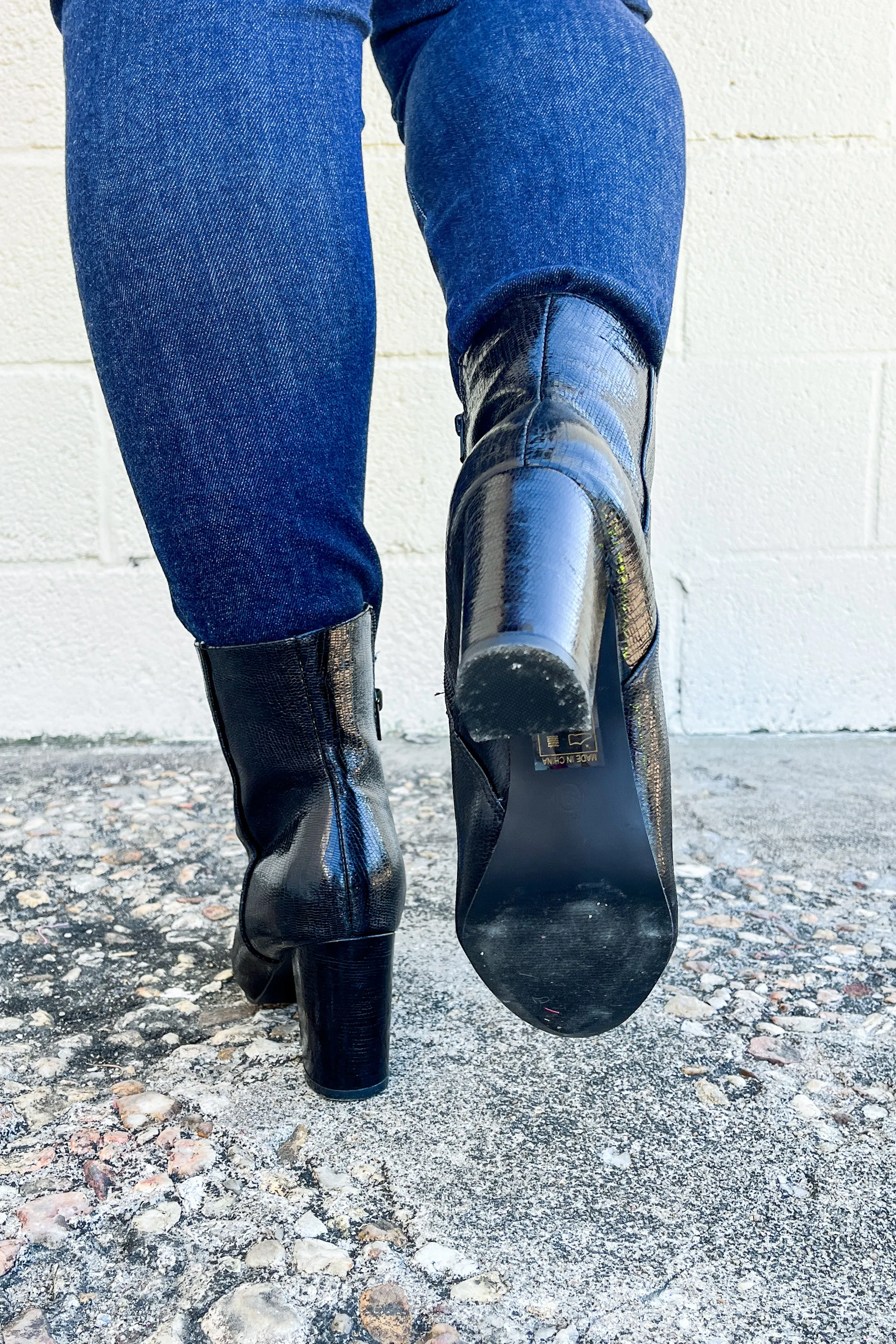 Gia Booties, Black