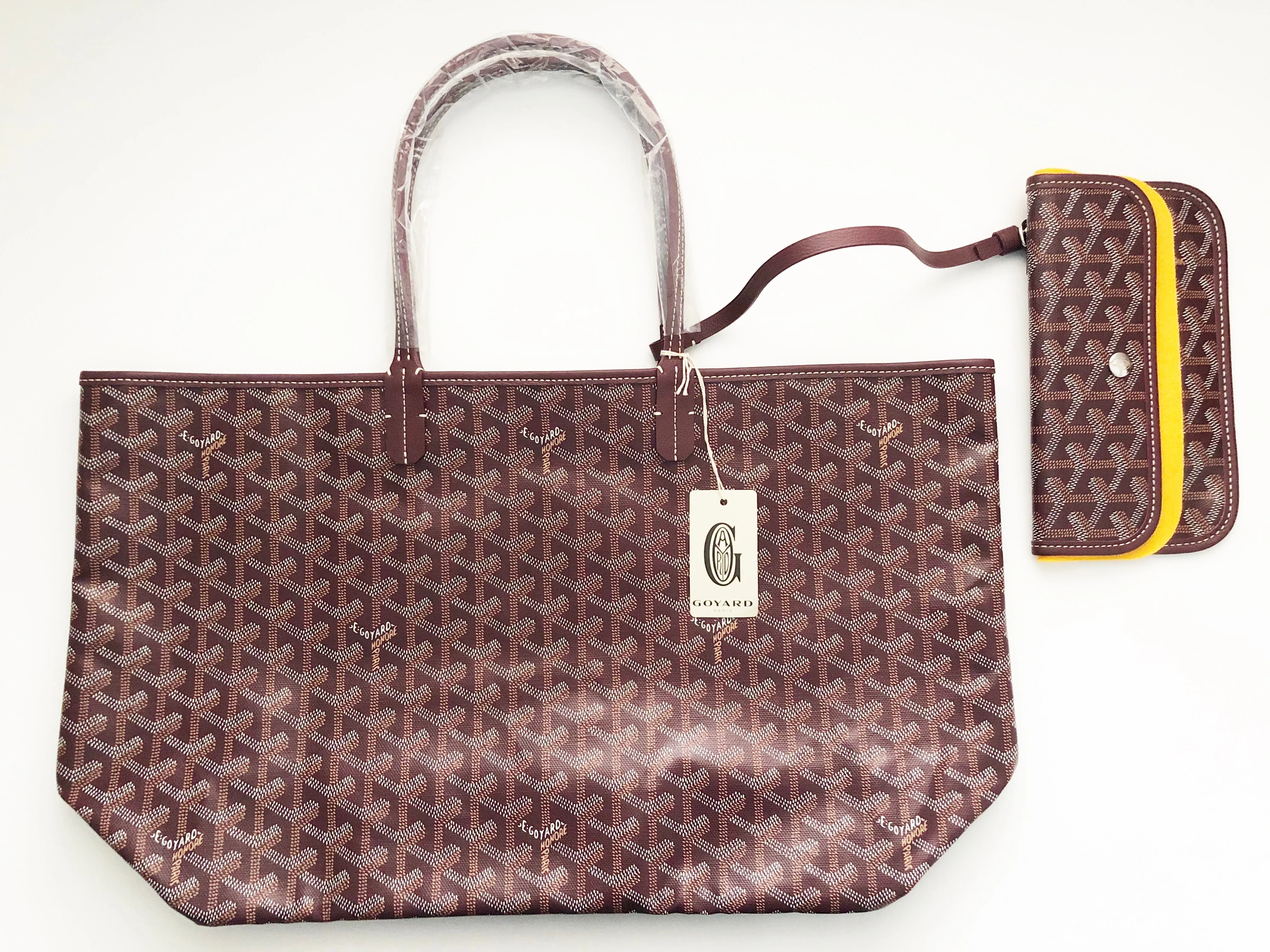 Goyard St. Louis Burgundy PM Tote (NWT)