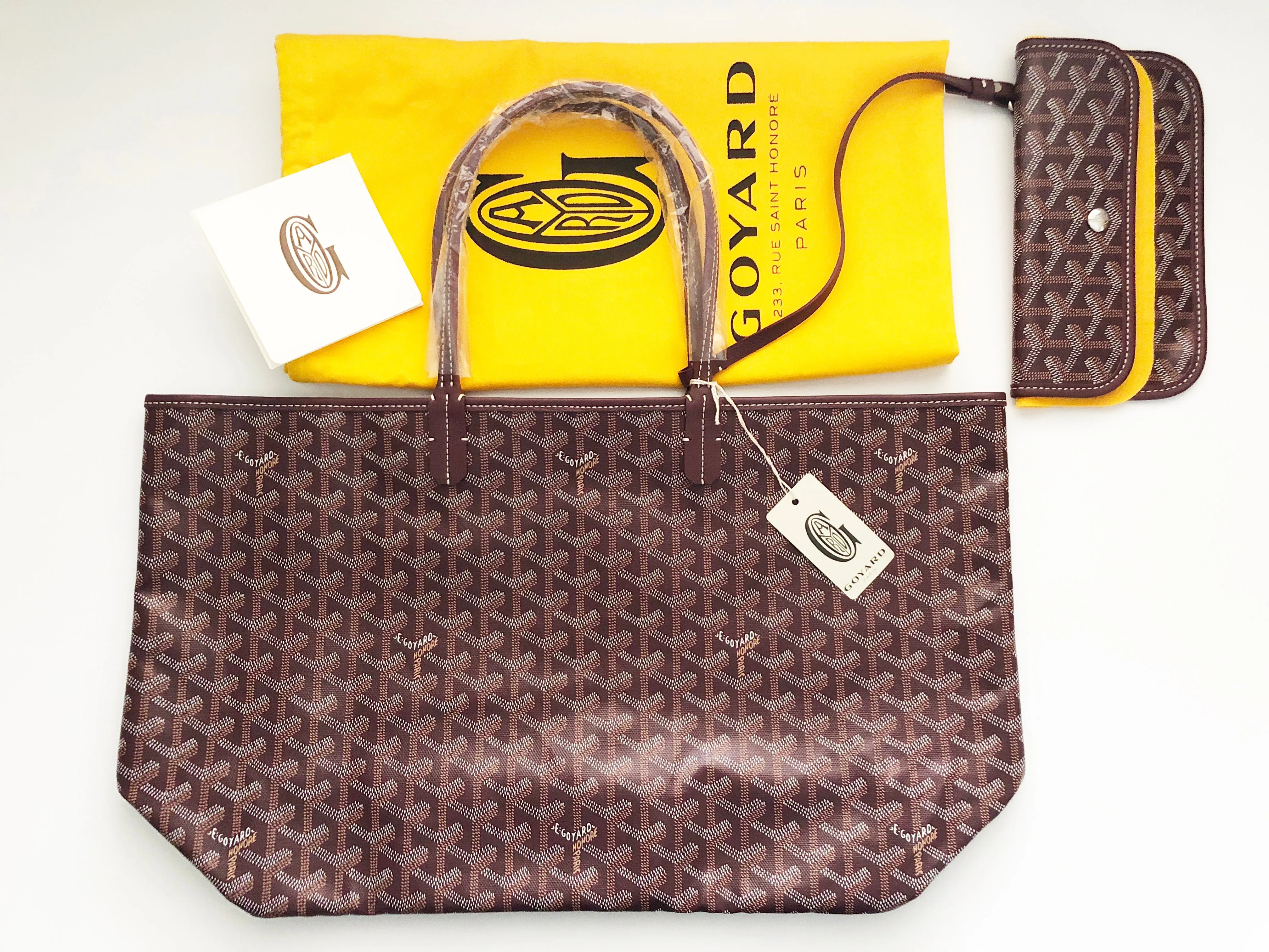 Goyard St. Louis Burgundy PM Tote (NWT)