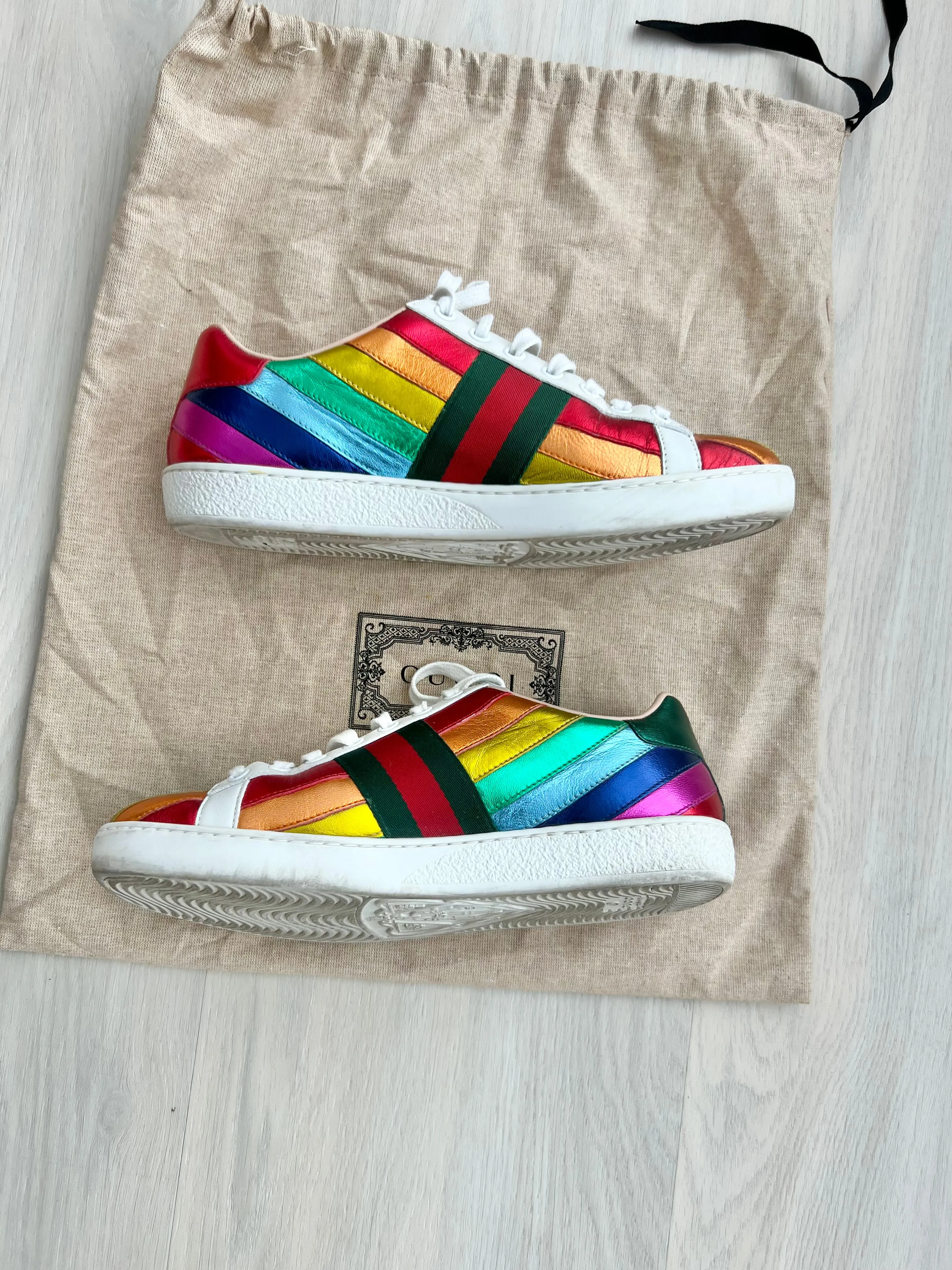 Gucci Rainbow Ace Sneakers