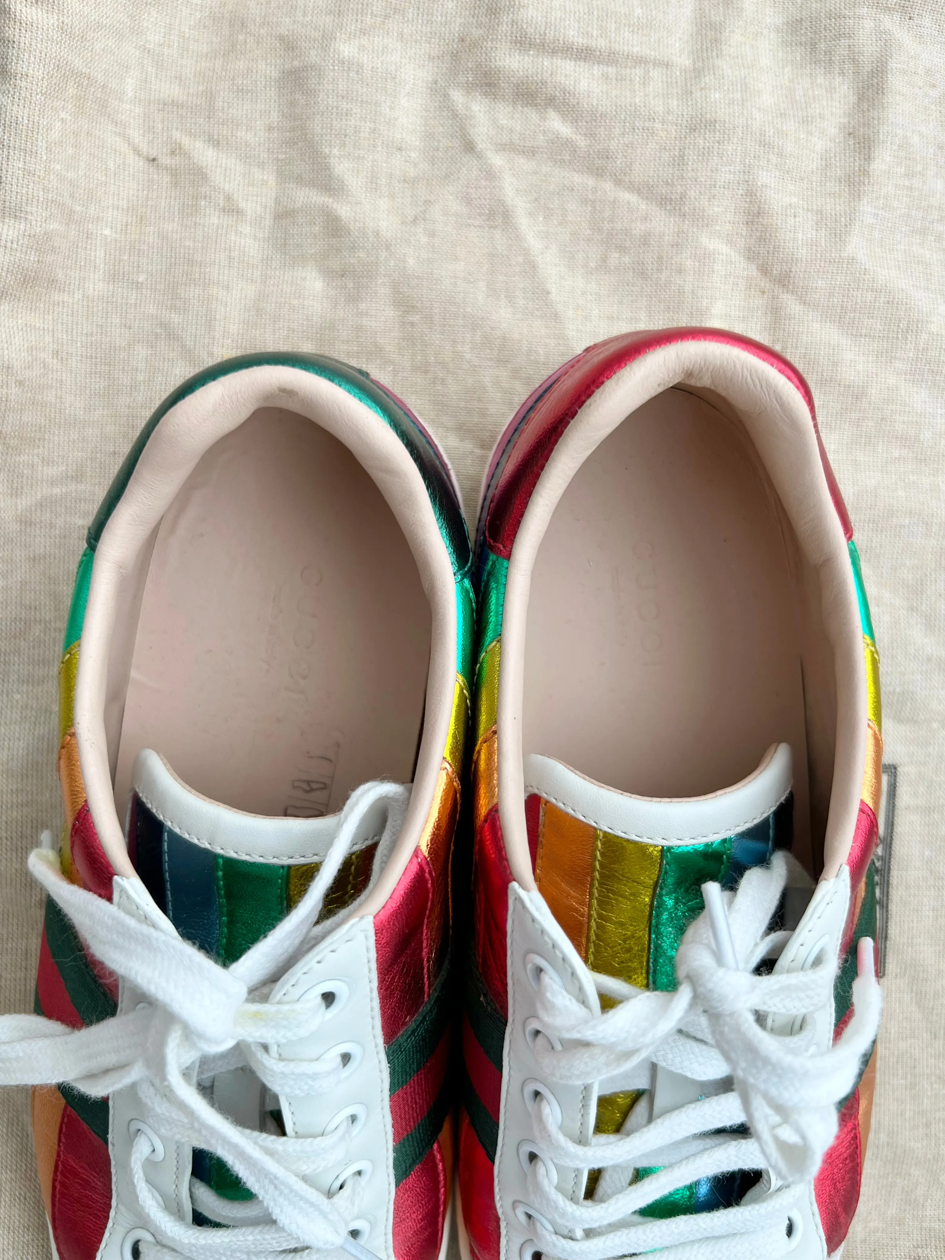 Gucci Rainbow Ace Sneakers