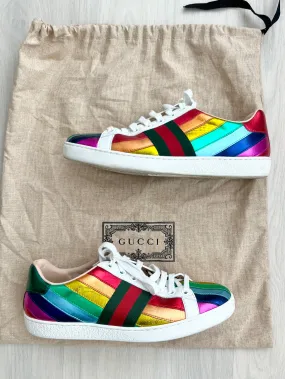 Gucci Rainbow Ace Sneakers