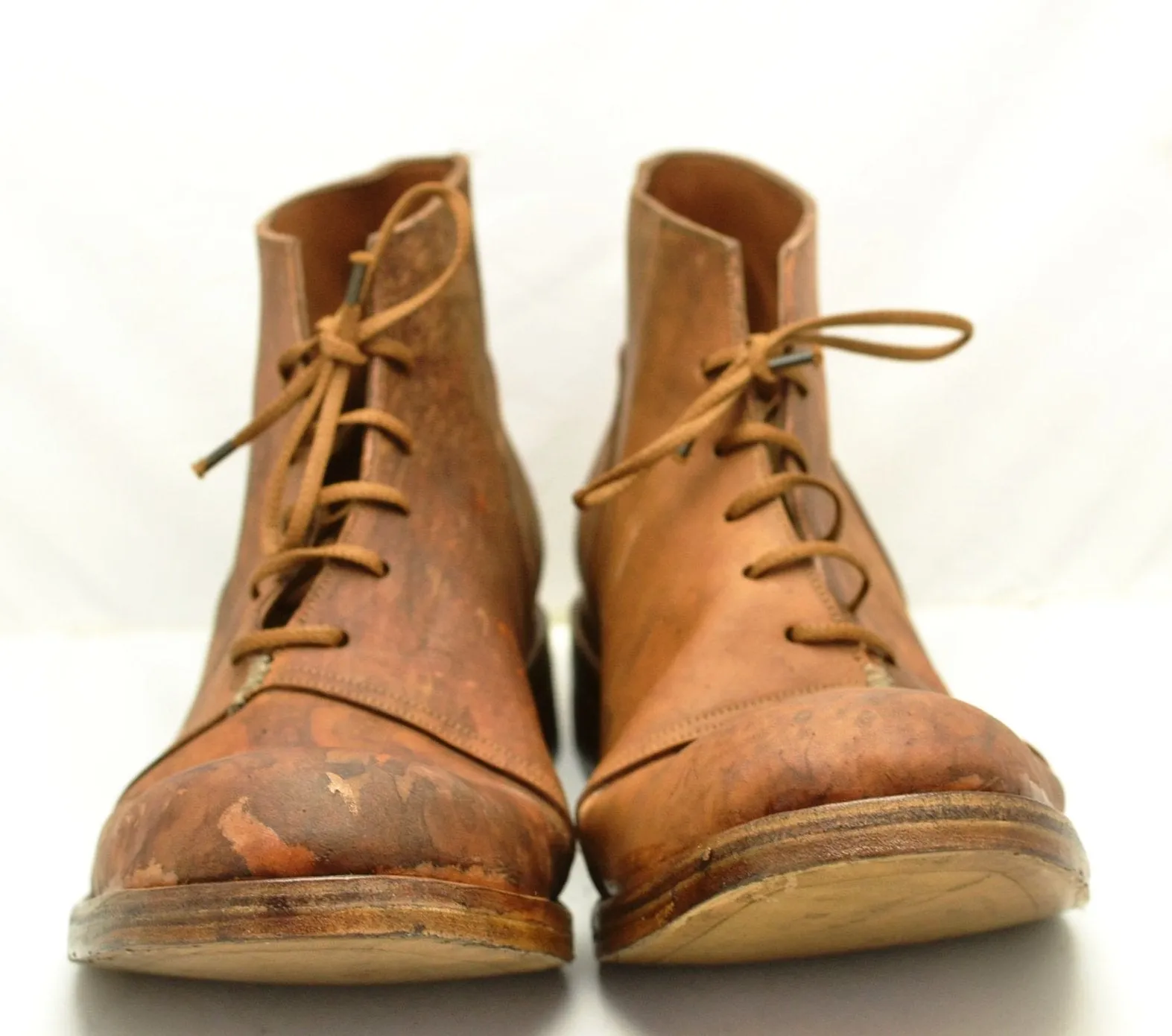 Half Boot  | reverse tan cordovan