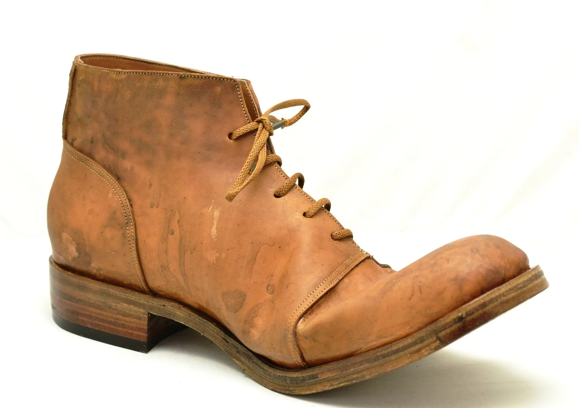 Half Boot  | reverse tan cordovan