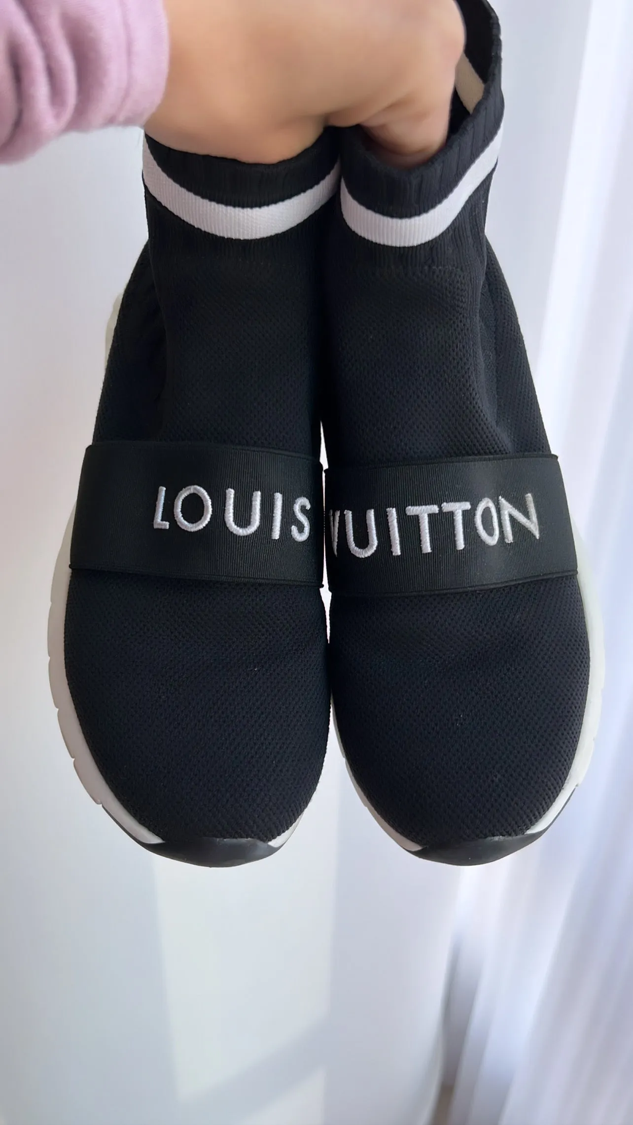 Louis Vuitton Aftergame Sock Sneakers.