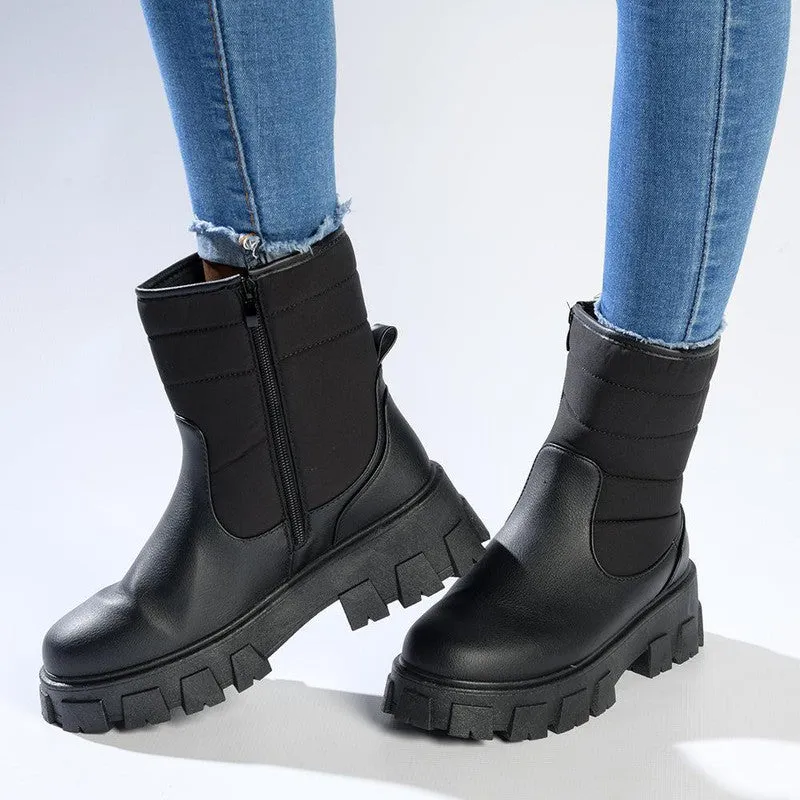 Madison Puff Shaft Fashion Boot - Black