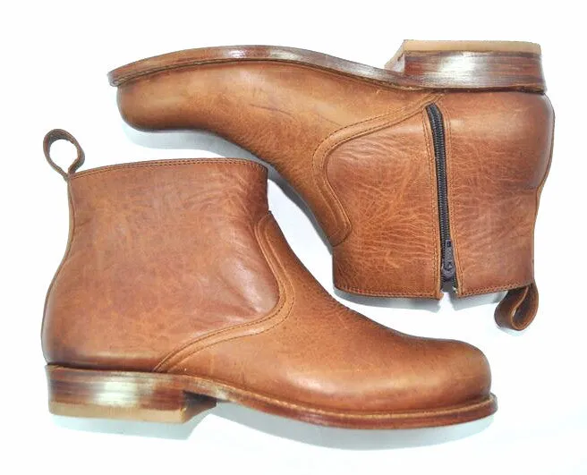 Men's Leather Botine