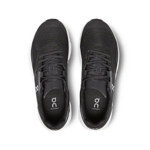 On Women's Cloudrift Sneaker - Black/White