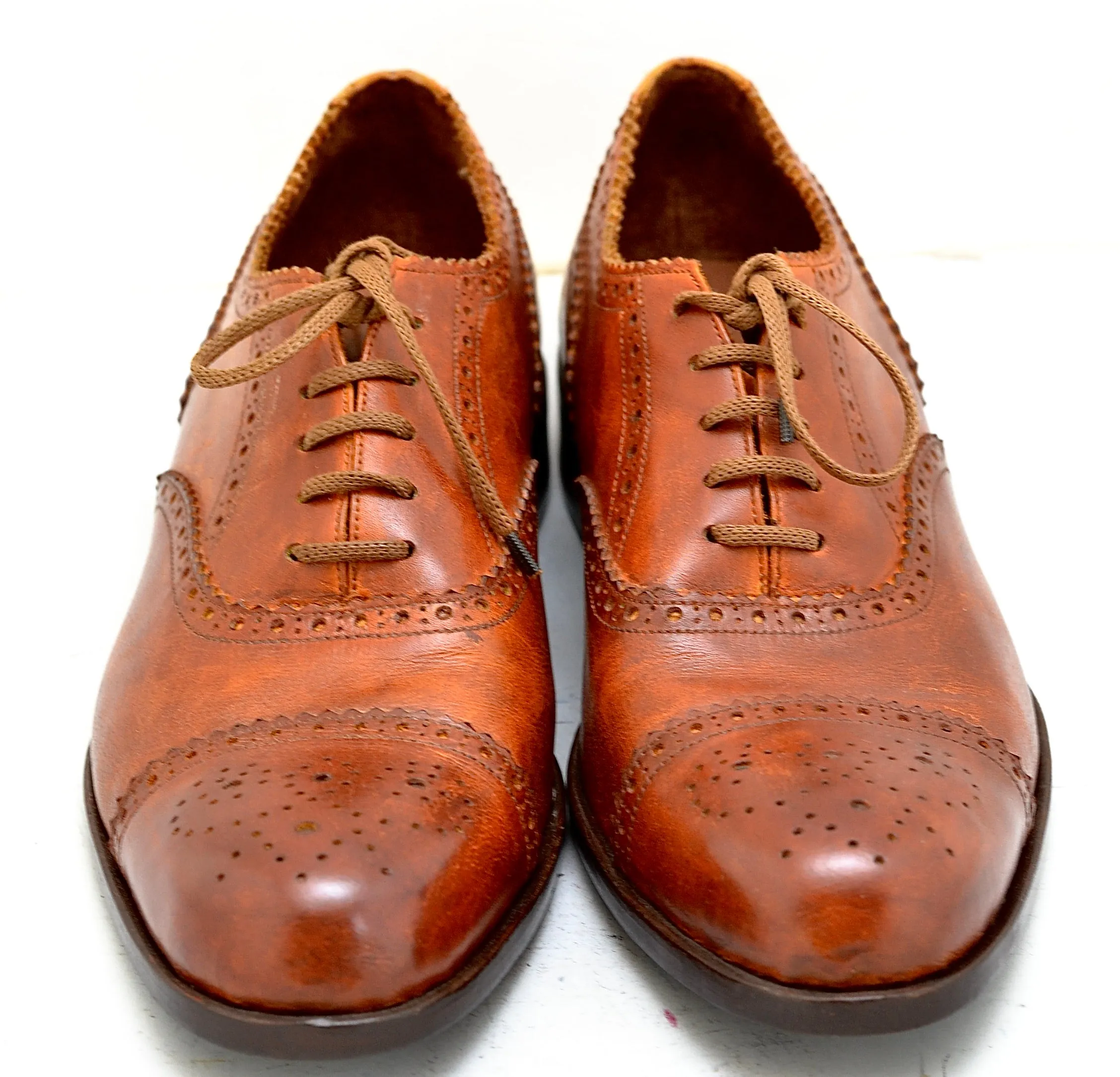 Oxford brogue  | Cognac | box calf