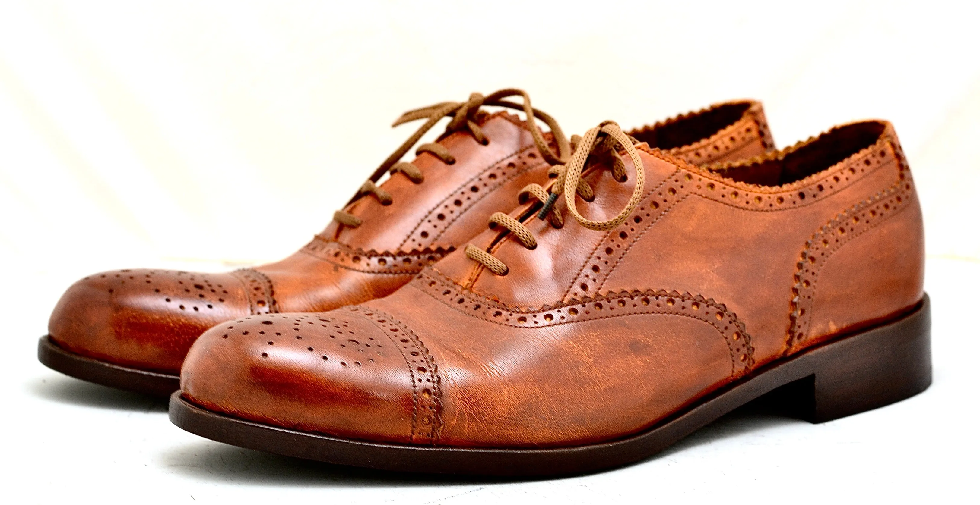 Oxford brogue  | Cognac | box calf