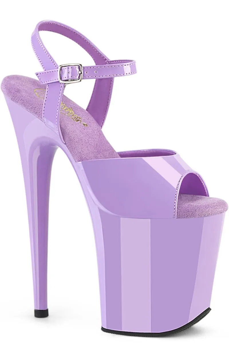 Pleaser USA Flamingo-809 8inch Pleasers - Patent Lavender