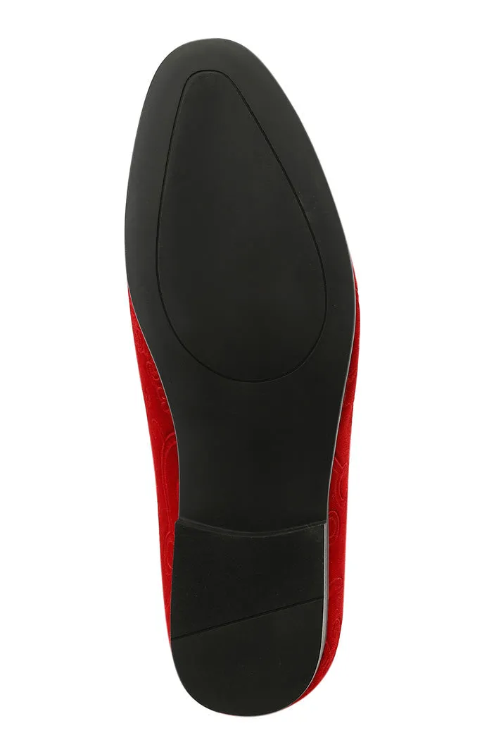 "Bryant" Red Tuxedo Shoes