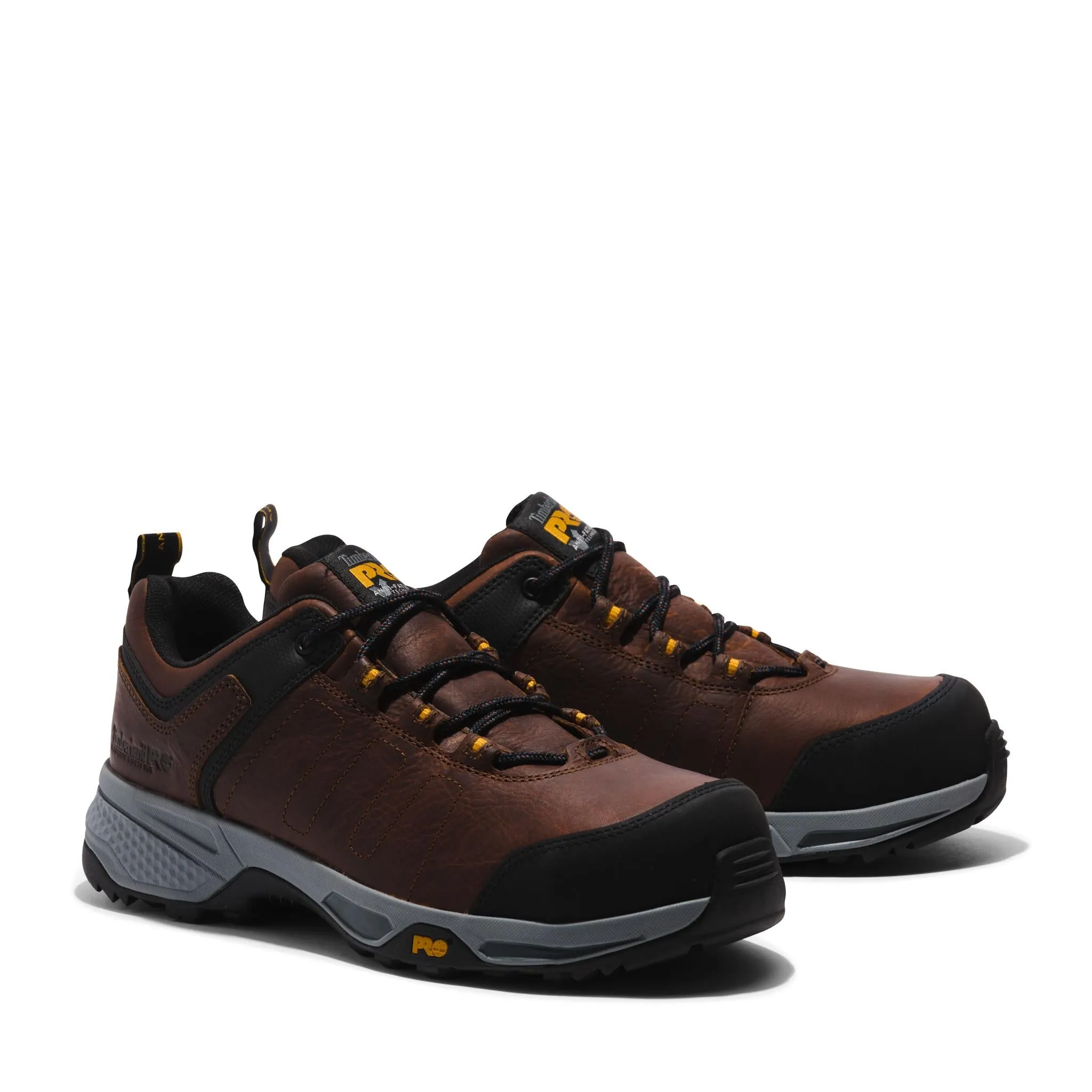 Switchback Composite-Toe Oxford Work Shoe Brown