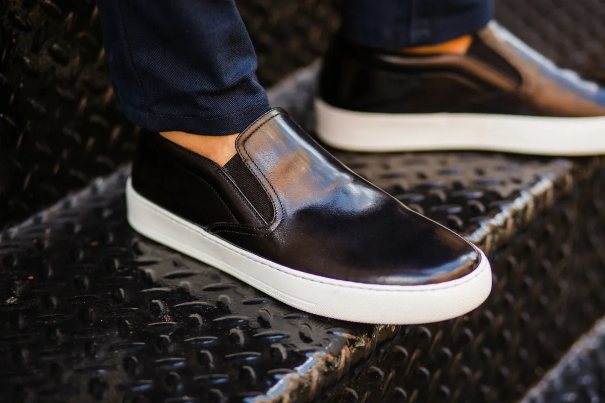 The Ellis Slip-On Sneaker - Nero